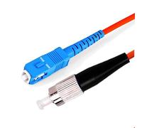LMNCBVYA 15m Multimode Fiber Optic Patch Cord SC-FC Fusion Splicing Pigtail Extension Cable