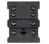 LMNCBVYA 18F-2Z-A2 Small PCB Solder Base - 8-Pin Electromagnetic AC300V, 12A Rated Current, Durable Solder Socket Base for Various Applications(110V)