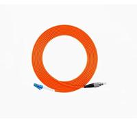 LMNCBVYA 20m Multimode Single Core Fiber Optic Patch Cable LC to FC - High-Performance Fusion Splicing Pigtail Extension Cable