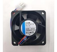 LMNCBVYA 24V 58mA 1.4W 6025 Axial Flow Inverter Cooling Fan - Model 614 NM, 60x60x25mm, Reliable Performance