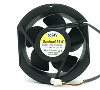 LMNCBVYA 24V Waterproof Cooling Fan 172mm 17251 for 9WE5724K505-1.3A 3-Wire Fan