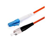 LMNCBVYA 25m Multimode Fiber LC-FC Fusion Splicing Pigtail Extension Cord - Fiber Optic Patch Cord for Reliable Connectivity