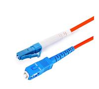 LMNCBVYA 25m Multimode Fiber LC-SC Fusion Splicing Pigtail Extension Cord - High-Performance Fiber Optic Patch Cable
