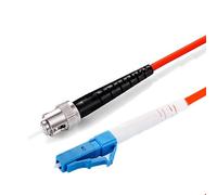 LMNCBVYA 25m Multimode Fiber LC-ST Fusion Splicing Pigtail Extension Cord - Fiber Optic Patch Cable for Reliable Connectivity