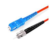 LMNCBVYA 25m Multimode Fiber Optic SC-ST Fusion Splicing Pigtail Extension Cord - High-Performance Patch Cable for Reliable Connectivity