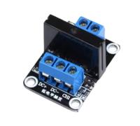 LMNCBVYA (2pcs) 5V Solid State Module - 1/2/4/8 Way, 240VAC 2A Low Level Trigger, High Durability, Fast Switching Frequency, Ideal for Automation Projects(1-Way Solid State Relay Module)