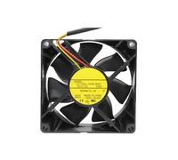 LMNCBVYA 3110RL-04W-B89 8025 12V 0.65A High Wind Fan - 80mm x 80mm x 25mm 3-Wire DC Fan for Electronics and Applications