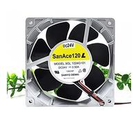 LMNCBVYA - 3600 giri/min, 137 CFM, a basso rumore 9GL1224G101 12038 DC 24V 0,50 A ventola con telaio in metallo (spina B1)