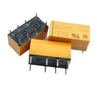 LMNCBVYA 5pcs Electromagnetic DS2E-S-DC5V/12V/24V - 2A 8-Pin Double Open & Close Plug-in