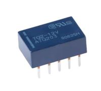 LMNCBVYA 5pcs Electromagnetic TQ2-5V/12V/24V - 10 Pins Signal with Two Open and Two Closed Contacts, 1A Rated Current(TQ2-12V)