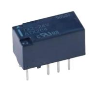 LMNCBVYA 5pcs Electromagnetic TX2-5V/12V/24V - 2A Plug-in Signal with 8 Pins (Two Open, Two Closed) for DC Applications(TX2-24V)