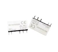 LMNCBVYA 5pcs RV1H-G-D24 Electromagnetic 24V 6A 5-Pin Slim Plug-in for Industrial Applications