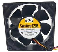 LMNCBVYA 9GL1224G101 24V 0.50A 3-Pin Inverter Cooling Fan - 120x120x38mm Fan for Efficient Cooling Solutions