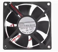 LMNCBVYA Ailsa Hexi SD3110-B24-30-KM 80x80x25mm DC24V 0.15A Inverter Fan for Laptops - Low Noise & High Efficiency