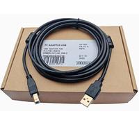 LMNCBVYA Ailsa Hexi USB-KV Programming Cable for KV5000/KV3000/KV1000 Series PLC - 3 Meter Gold-Plated Shielded Cable with Double Magnetic Ring for Reliable Data Communication