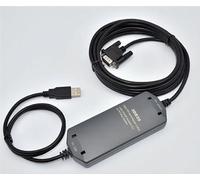 LMNCBVYA Ailsa Hexi USB-PPI - Cavo di download per programmazione PLC S7-200, lunghezza 5 m, senza driver, supporta Baud Rate 9.6/19.2/187.5, compatibile con 6ES7901-3DB30-0XA0