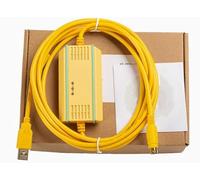 LMNCBVYA Ailsa Hexi USB-XGB+ Cavo di programmazione per PLC XGB XBC XBM Series - 3 metri, placcato oro, alta velocità, isolamento elettromagnetico, FT232RL, giallo