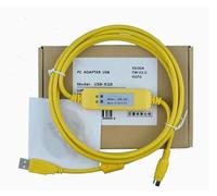 LMNCBVYA Ailsa Hexi USB-XGB Cavo di programmazione per PLC XGB XBC XBM Series - Cavo di comunicazione download da 3 m, modello economico, giallo