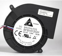 LMNCBVYA Delta BFB1012GH 12V 97mm Cooling Fan - 4-Wire Turbo Blower with 3.6A Current
