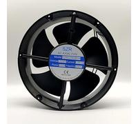 LMNCBVYA, Doppio cuscinetto a sfera ad alta precisione, funzionamento silenzioso, design durevole NZNYDNL 220 mm ventola assiale in metallo rotondo - 60 W, 350 CFM, AC220V