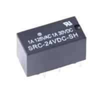 LMNCBVYA Electromagnetic SRC-05V 12V 24VDC-SH 8 Pin Signalling 1A 2 Gang Conversion for Automation Systems(SRC-24VDC-SH)