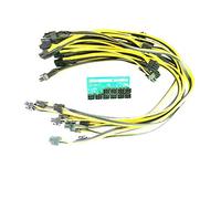 LMNCBVYA FCQLR 10 Pack 6P Server Conversion Boards with 10 Dual 8P (6 + 2pin) Graphics Power Cables 0.8m