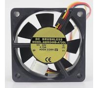 LMNCBVYA Full Waterproof 6025 Cooling Fan 24V 0.15A 3-Wire AQ0624HB-A72GL for Electronics and HVAC Systems