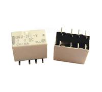 LMNCBVYA G6J-2FL-Y Small Electromagnetic 8-Pin 1A DC3V Patch for Electronics Projects(10)