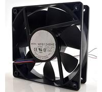 LMNCBVYA High Air Volume 120mm 48V Waterproof Server Fan - WFB1248HE, 0.20A, 9.6W Cooling Solution