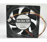 LMNCBVYA High-Performance 120mm Server Fan - DC 24V, 0.21A, 3-Wire, Model 9G1224A4D01 for Efficient Solutions