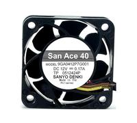 LMNCBVYA High-Performance 12V Cooling Fan 9GA0412P7G001 for San Ace40 4015-40x40x15mm Inverter Fan with 4-Wire Connection