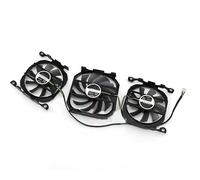 LMNCBVYA High-Performance Graphics Card Cooling Fan for INNO3D GTX760 670 Ice Dragon Black Gold 680 GTX660ti - DC 12V
