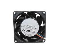 LMNCBVYA High Volume 80x38MM Cooling Fan PFR0848XHE-CH47-48V 1.5A 4-Wire DC Fan for Industrial Use