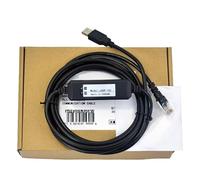 LMNCBVYA JVOP-181 Inverter Debugging Programming Cable - 3 Meter Data Transmission Cable for A1000/V1000/J7/V7/E7/P7/G7/F7 Models