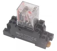 LMNCBVYA LY2N-GS Small Intermediate DC24V - 8-Pin Electromagnetic Power 10A with Base for Automation Control(1PC F)