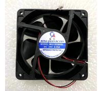 LMNCBVYA MING Quan 24V DC Cooling Fan MQ12038HSL - 120mm x 120mm x 38mm, 0.32A, 2-Pin Fan for Efficient Cooling Solutions