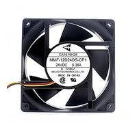 LMNCBVYA MMF-12D24DS-CP1 120mm DC Cooling Fan, 24V 0.36A, Quiet Operation, Durable Design