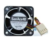 LMNCBVYA SanAce40 Ultra Quiet 4cm Cooling Fan - 12V 0.14A, 40x40x28mm, for Electronics and PC Cooling