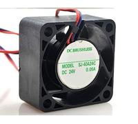 LMNCBVYA SJ-40A24C 24V 0.05A 40x40x20mm Compact 2-Wire Fan for Electronics and HVAC Applications