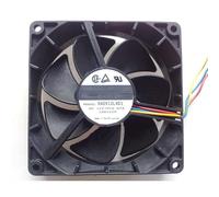 LMNCBVYA Ultra-Quiet 12V 0.07A 9CM 9025 Cooling Fan - 4 Wire, Model 9A0912L401 for PC and Electronics Cooling
