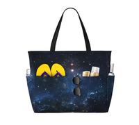 LMNvbz Galaxy Space. Stampa grande borsa da spiaggia con cerniera e tasca bagnata, borse da viaggio pieghevoli impermeabili da donna, per piscina, crociera e nuoto