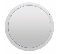 LMOE2001/BI Plafoniera da parete o soffitto per esterno BIANCA 75W MAX 230V E27 termoplastico bianco IP 54