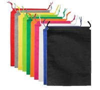 LMOGWL 10 pcs Borsa per scarpe con coulisse, borsa per scarpe da viaggio multicolore con chiusura a coulisse, sacchetto per la polvere portatile, organizzatore di stoccaggio, per viaggi,casa(10colori)