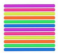 LMOGWL 12 pezzi set multi-colore corda elastica sensoriale, giocattolo elastico sensoriale 24cm, aiuta a ridurre l'irrequietezza causata da ADHD, OCD, autismo, stress e ansia (6 colori)
