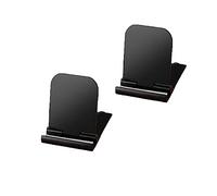 LMOGWL 2 pezzi Portatelefono pieghevole, porta telefono desktop portatile con regolazione multi angolo, compatibile con iPhone/Samsung/tutti i supporti in plastica per smartphone (nero 2)