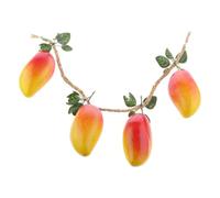 lmoikesz 4 Pezzi di Mango Artificiale per Bambini, Giocattolo educativo, Simulazione vivida, Imitazione Non tossica, vetrina per Negozio di Frutta, Articolo Decorativo, vetrina per Esposizione Cibo