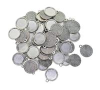 lmoikesz Accessori per la creazione di gioielli, fermagli in argento per collane, resistenti e durevoli, adatti a tutte le esigenze di creazione gioielli, in stile antico, con mistero e fascino. Kit