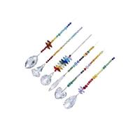 lmoikesz Acchiappasole in cristallo da appendere per interni, prismi multicolori e riflessi di luce, prismi in cristallo da appendere per finestre interni, per compleanni, ornamenti vetro, pendenti
