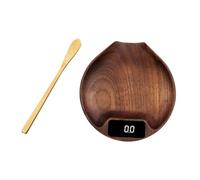 lmoikesz Bilancia per caffè in grani con funzione timer, precisione, per gli amanti del caffè che cercano misurazioni accurate, bilancia elettronica per con display LCD, Marrone