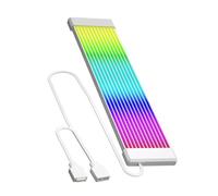 lmoikesz Cavo di alimentazione flessibile per scheda madre ARGB Cavo di prolunga per computer desktop Supporta l'integrazione della barra della striscia, Bianco 12 strisce, 23.5x1 cm